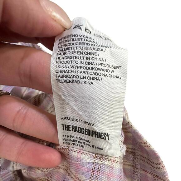 NWT The Ragged Priest Seeker Pleated Mini Skirt Y2K Academia School Girl Size XS - Picture 15 of 15